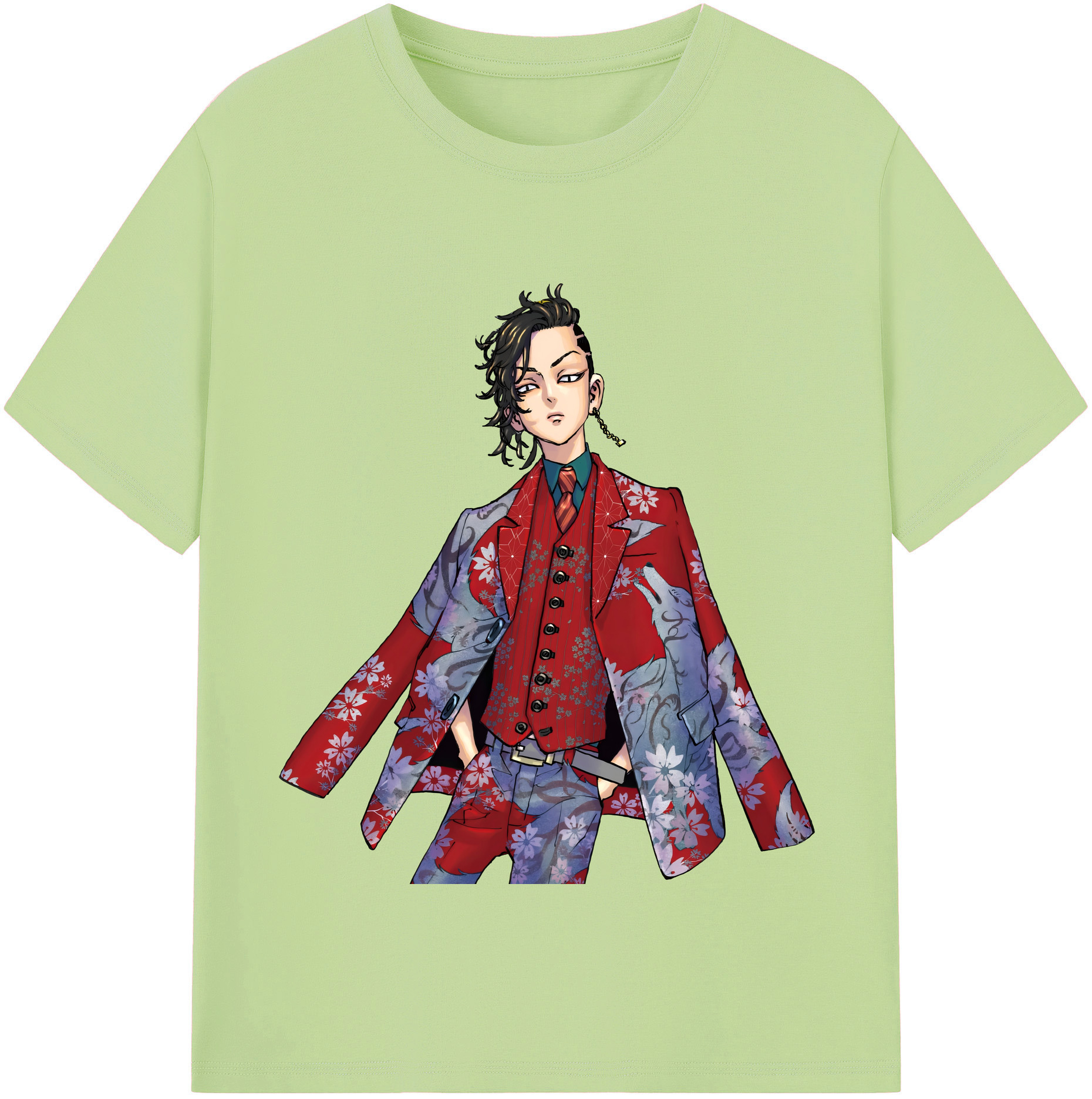 （画像用） 東京リベンジャーズ Tokyo Revengers 綿100％半袖Tシャツ（フロントプリント）